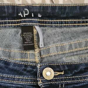 Apt. 9 Blue Jeans with Contrast Stitching
